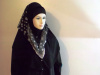Black Long 2 Piece Amira Hijab w/Button style 8